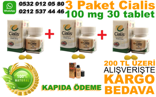 3 Paket Cialis 100 mg 30 tablet